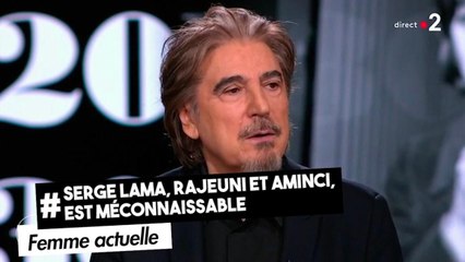 FEMME ACTUELLE - Serge Lama, rajeuni et aminci, est méconnaissable