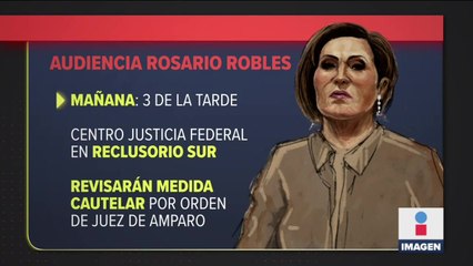 Nueva audiencia para Rosario Robles