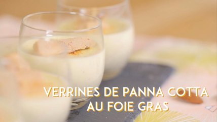 CUISINE ACTUELLE - Verrines de panna cotta au foie gras