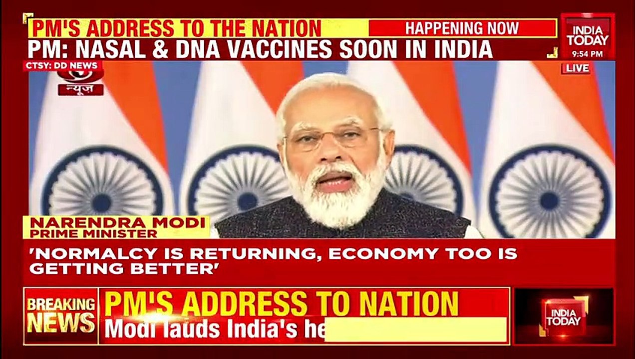 PM Narendra Modi's Address To Nation _ India Today