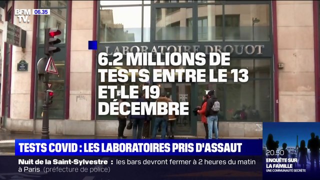 Covid-19: les laboratoires de tests pris d'assaut depuis une semaine