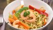 CUISINE ACTUELLE - La recette des crevettes sautées aux nouilles chinoises