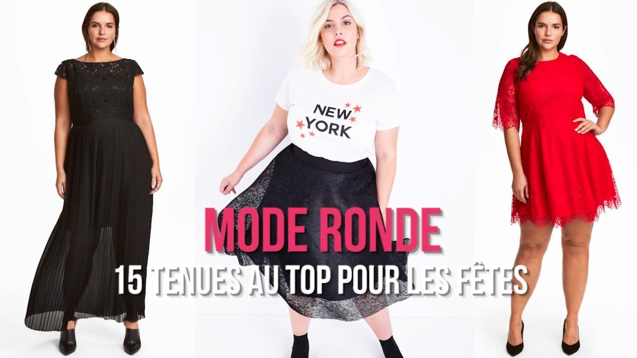 FEMME ACTUELLE - Mode ronde : des tenues de fête pour être la plus belle !