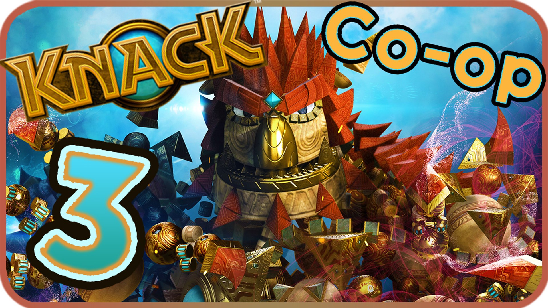 KNACK Walkthrough Part 3 (PS4) Co-op - No Commentary