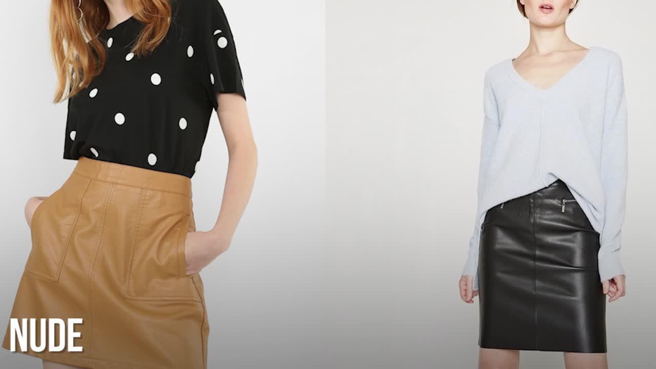 FEMME ACTUELLE - 15 jupes en cuir à adopter cet hiver