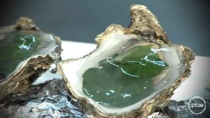 Les huîtres en gelée d'eau de mer de Marc Meneau
