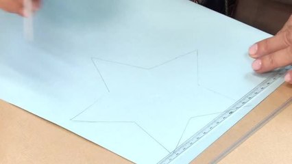 Une étoile de Noël facile en 3D