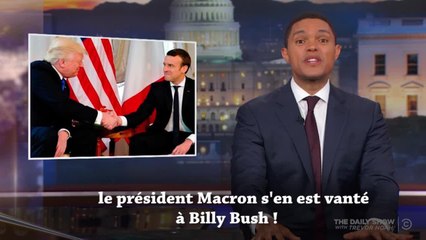 FEMME ACTUELLE - Un humoriste imite Emmanuel Macron dans l’émission américaine “Daily Show"