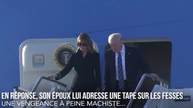 FEMME ACTUELLE - Donald Trump, à nouveau rejeté par Melania, lui met la main aux fesses