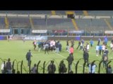 اعتداء جنش على مصور صحفي عقب انتهاء مباراة الزمالك وبيراميدز
