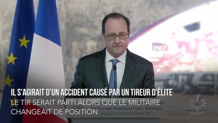 FEMME ACTUELLE - Un coup de feu accidentel perturbe un discours de François Hollande