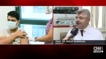 CNN TÜRK muhabiri canlı yayında TURKOVAC yaptırdı
