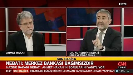 Bakan Nebati: Amerikan Merkez Bankası kamunun değil ki, 5 tane  ailenin