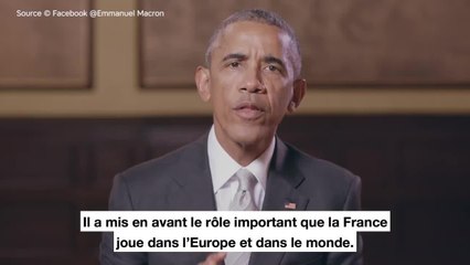 FEMME ACTUELLE - Barack Obama : son message de soutien à Emmanuel Macron