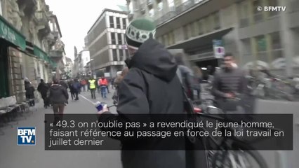 FEMME ACTUELLE - Valls enfariné par un jeune homme à Strasbourg