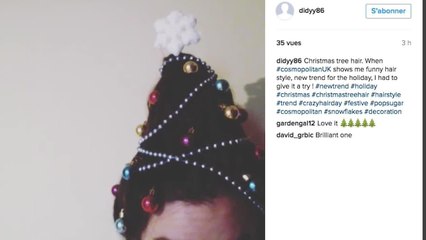 FEMME ACTUELLE - Répérée sur les réseaux : la tendance #christmastreehair