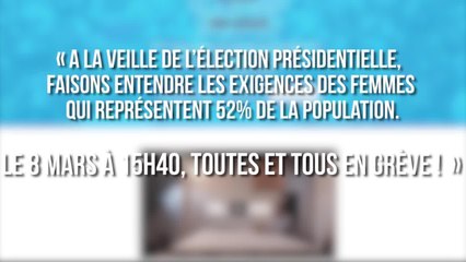 8 mars 15h40 : les femmes appelées à cesser de travailler