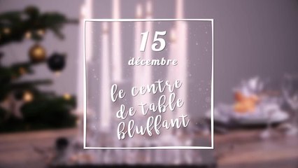 VIDEO - Un centre de table bluffant avec des chandelles pour Noël