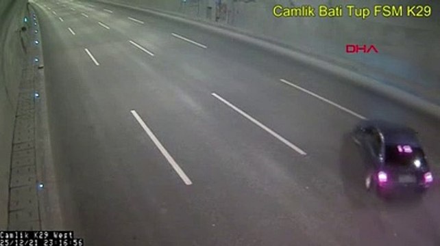 Ümraniye'de tünelde drift yapan sürücünün ehliyeti daimi iptal edildi