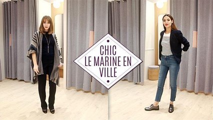 Défi fashion : Chic, le marine en ville
