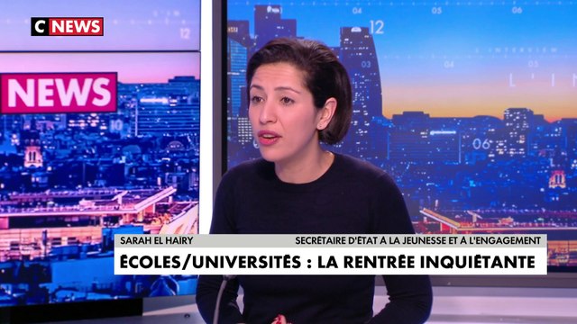 Sarah El Hairy : «Le plus important, c'est de garder les écoles ouvertes»