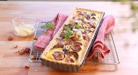 Tarte aux cèpes en vidéo