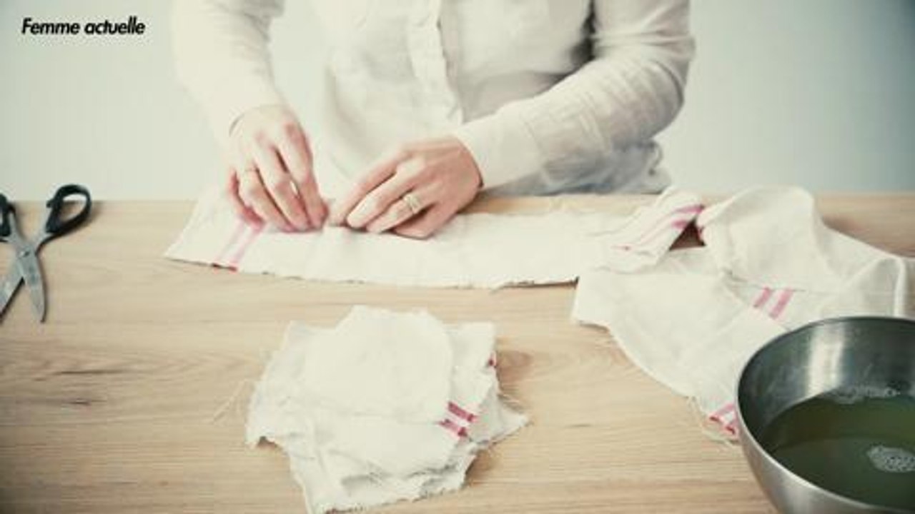 Comment faire des lingettes lavables