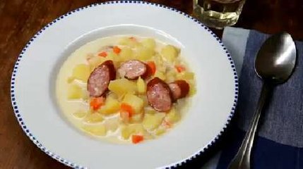 La soupe de pommes de terre facile en vidéo