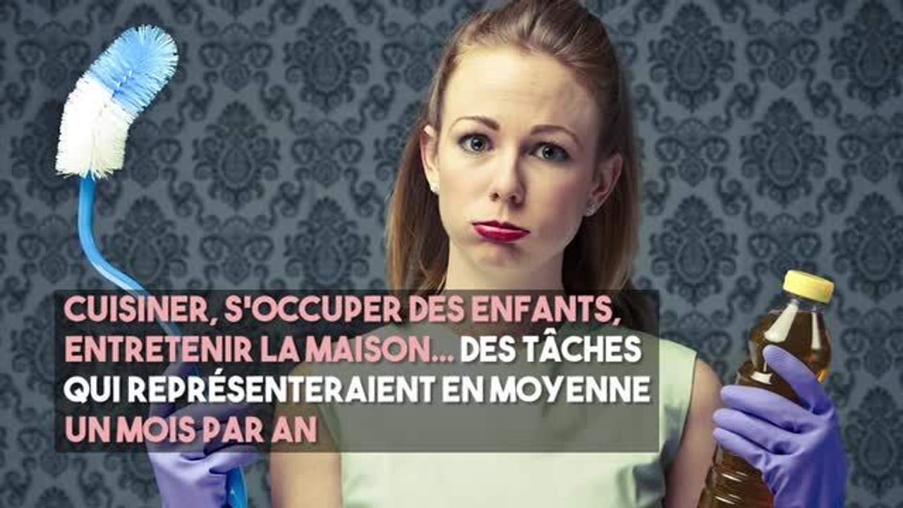 FEMME ACTUELLE - Tâches ménagères : 4 ans "d'heures sup" pour les femmes !
