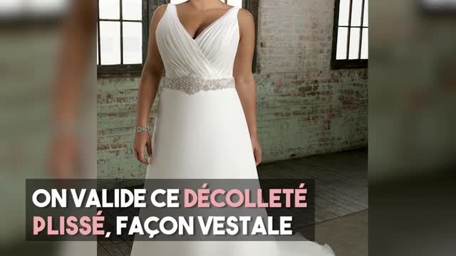 Je suis ronde : 30 robes de mariée adaptées à ma morphologie : Femme  Actuelle Le MAG