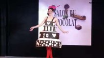 Salon du chocolat 2014 : le défilé des robes en chocolat