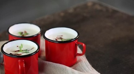 Recette du velouté de chou-fleur et chorizo