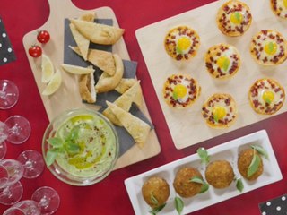 Apéro dinatoire facile rapide grâce aux surgelés