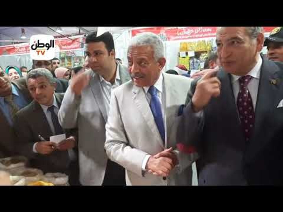 محافظ السويس يفتتح معرض "أهلا رمضان" وتخفيضات على جميع السلع