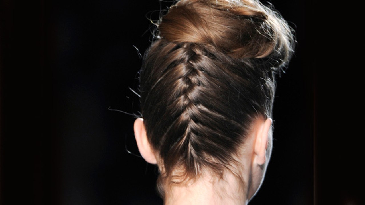 Facile, la tresse inversée