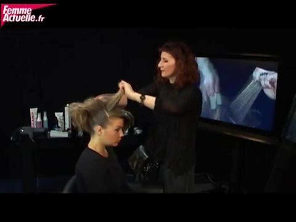Un chignon moderne et glamour