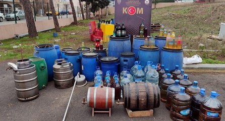 Tekirdağ'da 7 ton sahte içki ele geçirildi: 52 gözaltı
