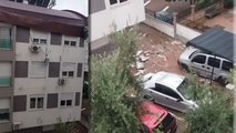 Antalya’da ‘Kırmızı kod’ Fırtına çatı uçurdu