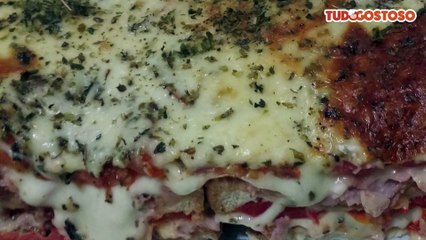 Bauru de forno com pão de forma