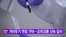 [YTN 실시간뉴스]  거리두기 연장 가닥...오미크론 신속 검사 / YTN