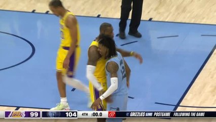Grizzlies rally to defeat Lakers 104-99 thanks to epic Ja Morant
