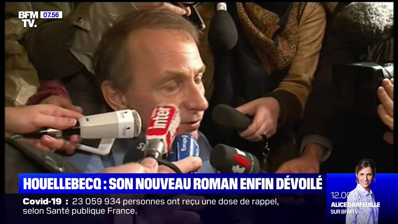 "Anéantir", le nouveau roman de Michel Houellebecq, sortira le 7 janvier prochain