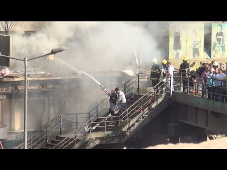 حريق حارة اليهود.. إعادة لكارثة العام الماضي والفاعل ماس كهربائي