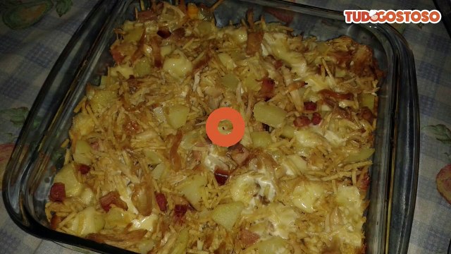 Frango Mazu (para aproveitamento de sobras de frango assado)