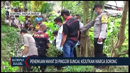 Penemuan Mayat Di Pinggir Sungai, Kejutkan Warga Sorong