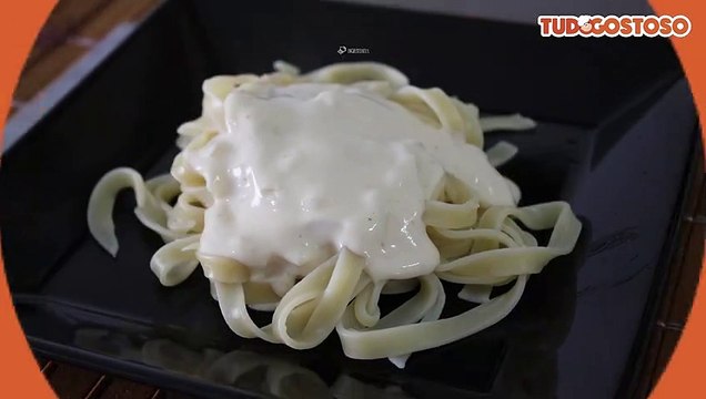 Macarrão ao molho branco - simples e rápido