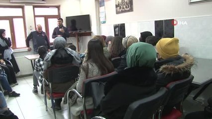 Elazığ'da üniversite öğrencilerine yönelik yangın eğitimi ve tatbikatı