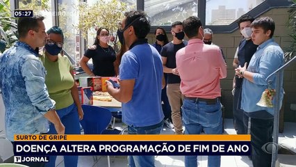 Quem já estava com tudo planejado para o fim de ano está mudando de ideia. O motivo é a preocupação com o surto de gripe causado por uma nova variante.