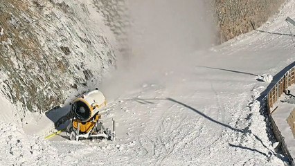 Jogos de Inverno com neve artificial