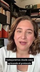 Ada Colau reaparece desde su cuarentena por coronavirus